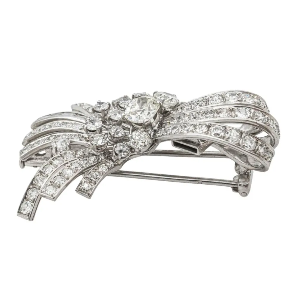 Pendentif Or blanc Diamant