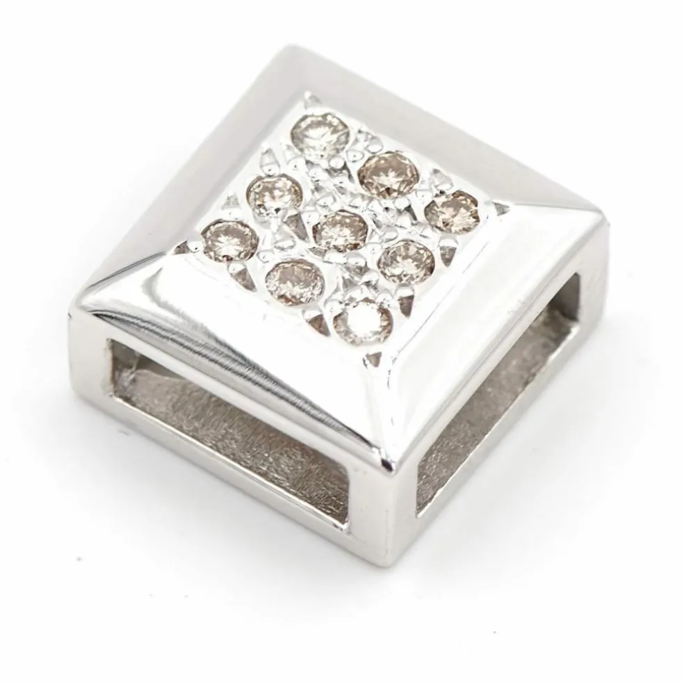 Pendentif Or blanc Diamant