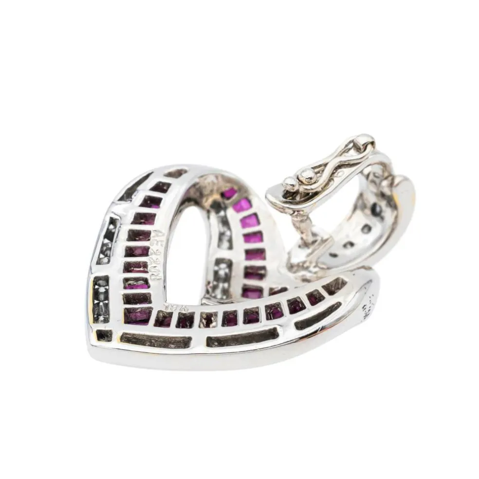Pendentif Or blanc Diamant
