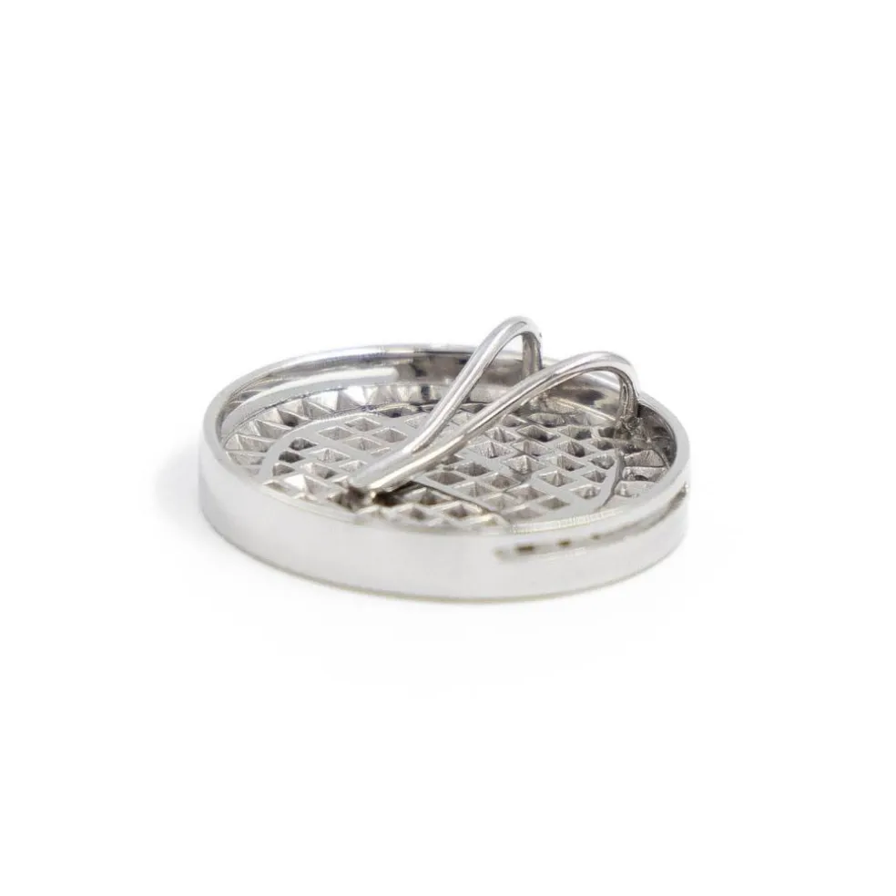 Pendentif Or blanc Diamant