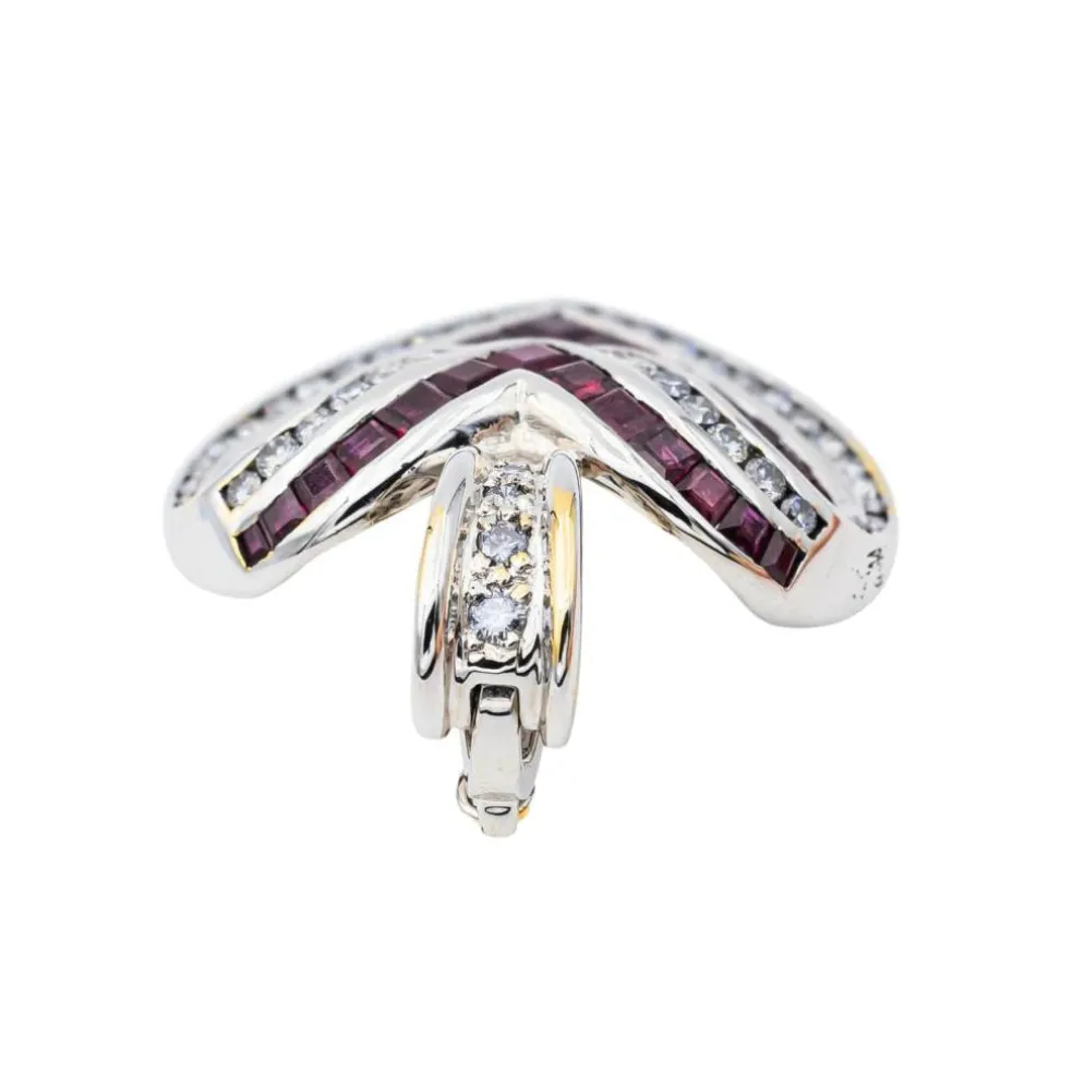 Pendentif Or blanc Diamant