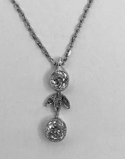 Pendentif Or blanc Diamants
