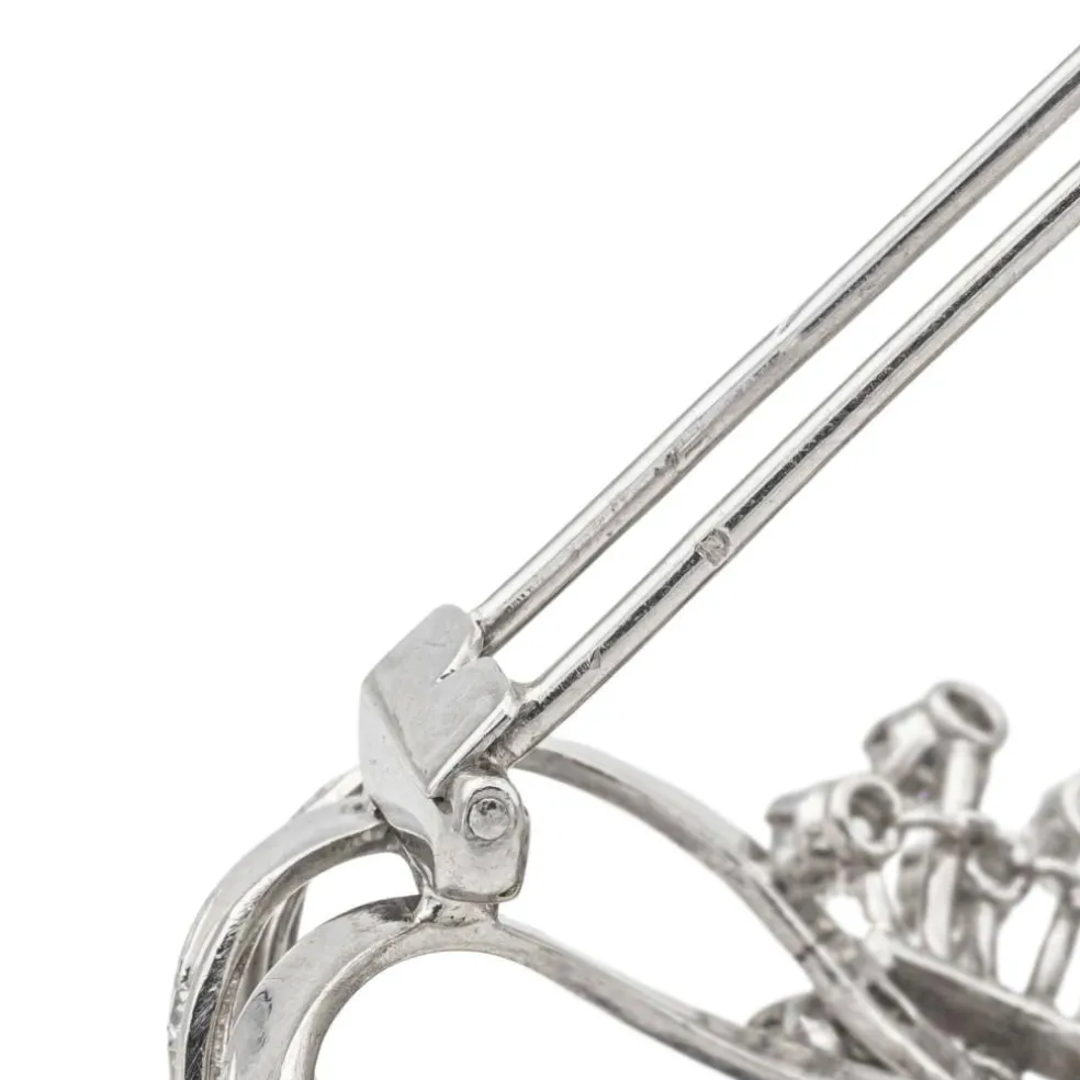 Pendentif Or blanc Diamant