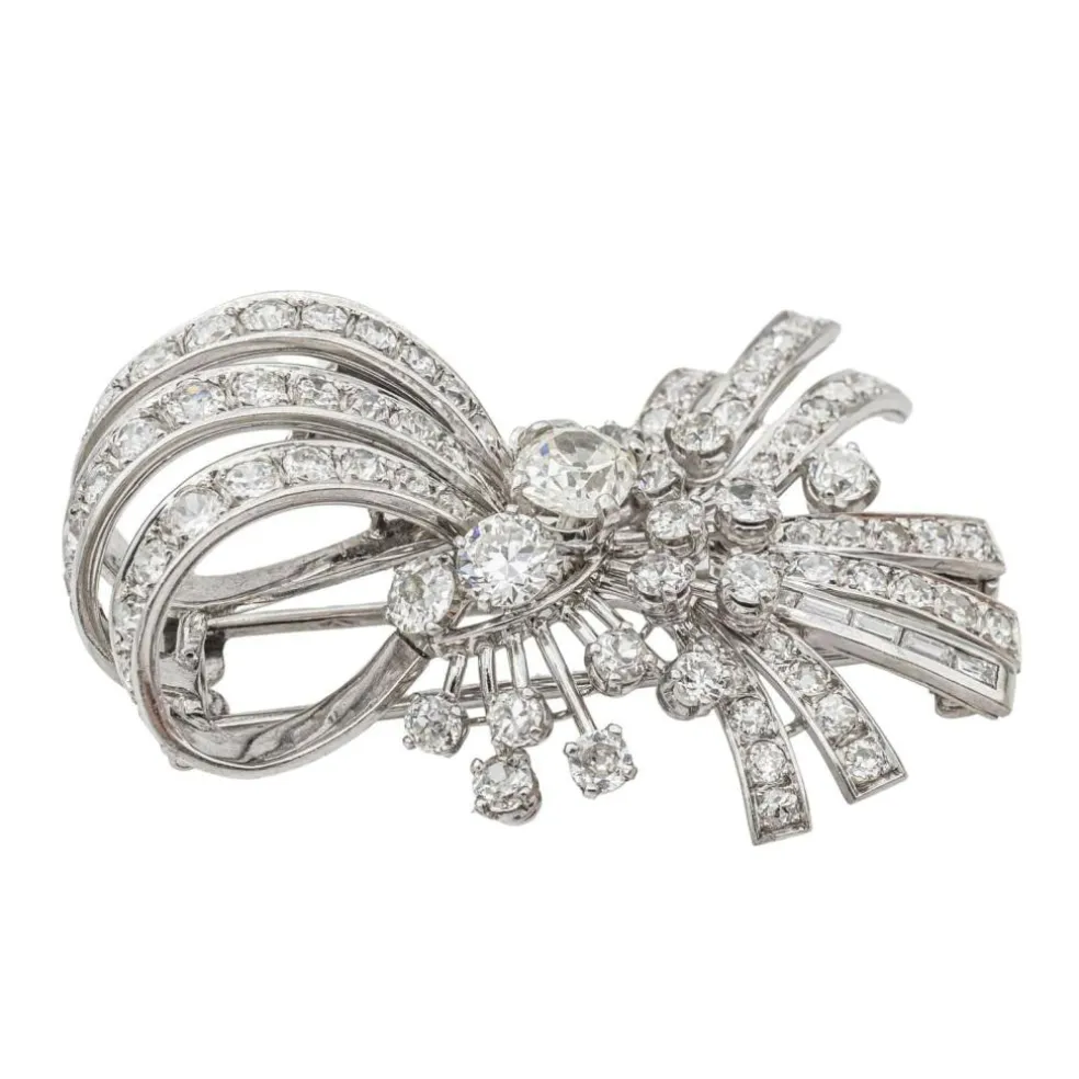 Pendentif Or blanc Diamant