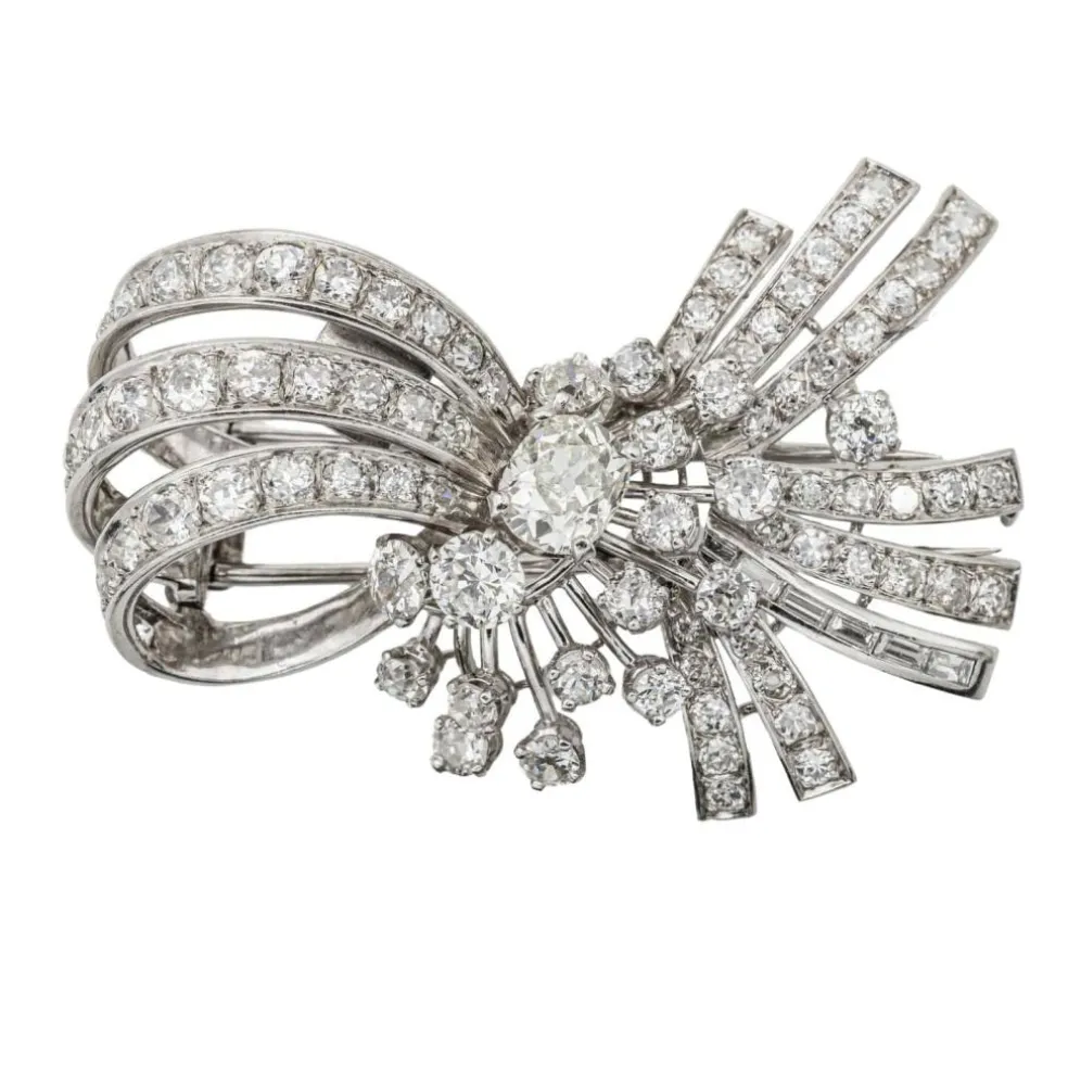 Pendentif Or blanc Diamant