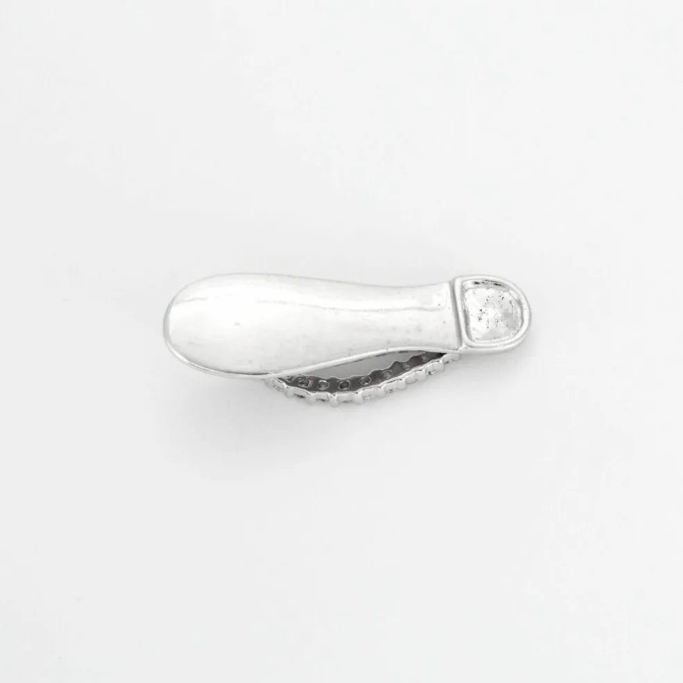 Pendentif or blanc et diamants