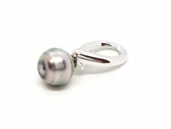 Pendentif Or blanc Perle