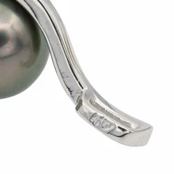 Pendentif Or blanc Perle de tahiti