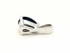 Pendentif Or blanc Saphir
