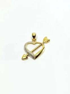 Pendentif or cœur