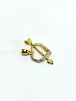 Pendentif or cœur