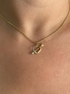 Pendentif or cœur