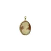 Pendentif Or Et Camée Coquillage