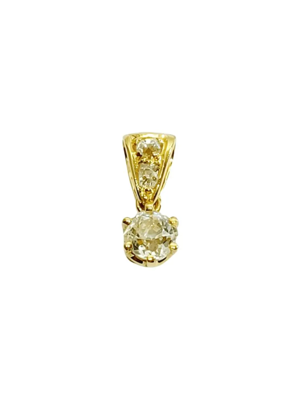 Pendentif Or Et Diamants