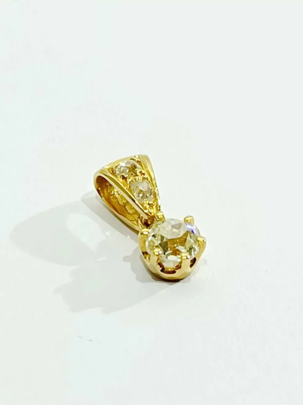 Pendentif Or Et Diamants