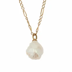 Pendentif Or et Perle Soufflure