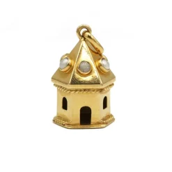 Pendentif Or Et Perles