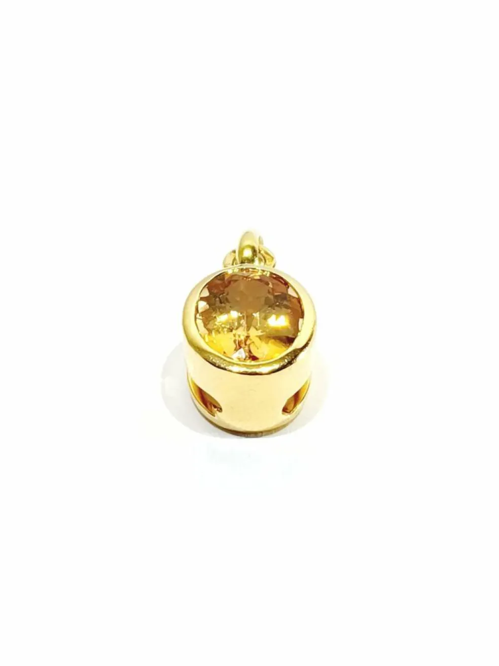 Pendentif or et topaze impériale
