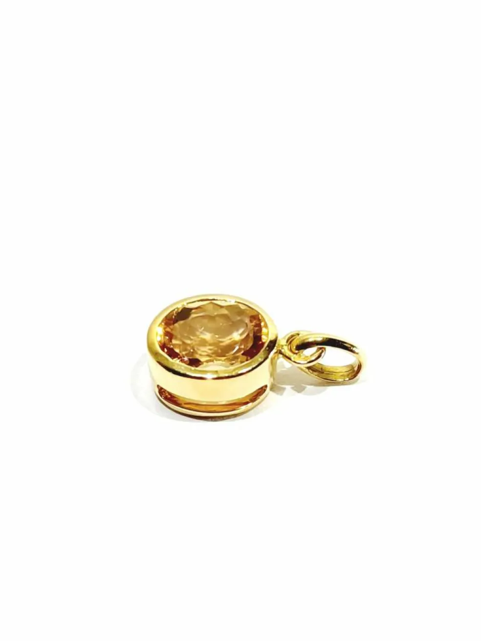 Pendentif or et topaze impériale