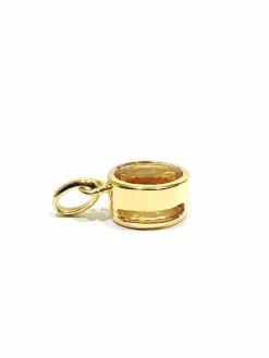 Pendentif or et topaze impériale