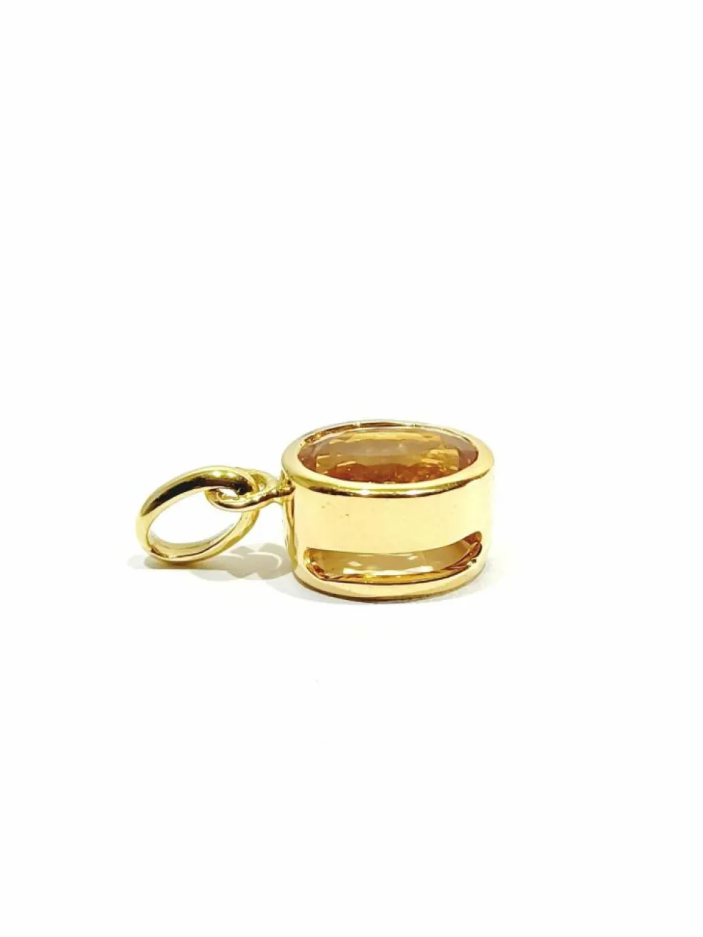 Pendentif or et topaze impériale