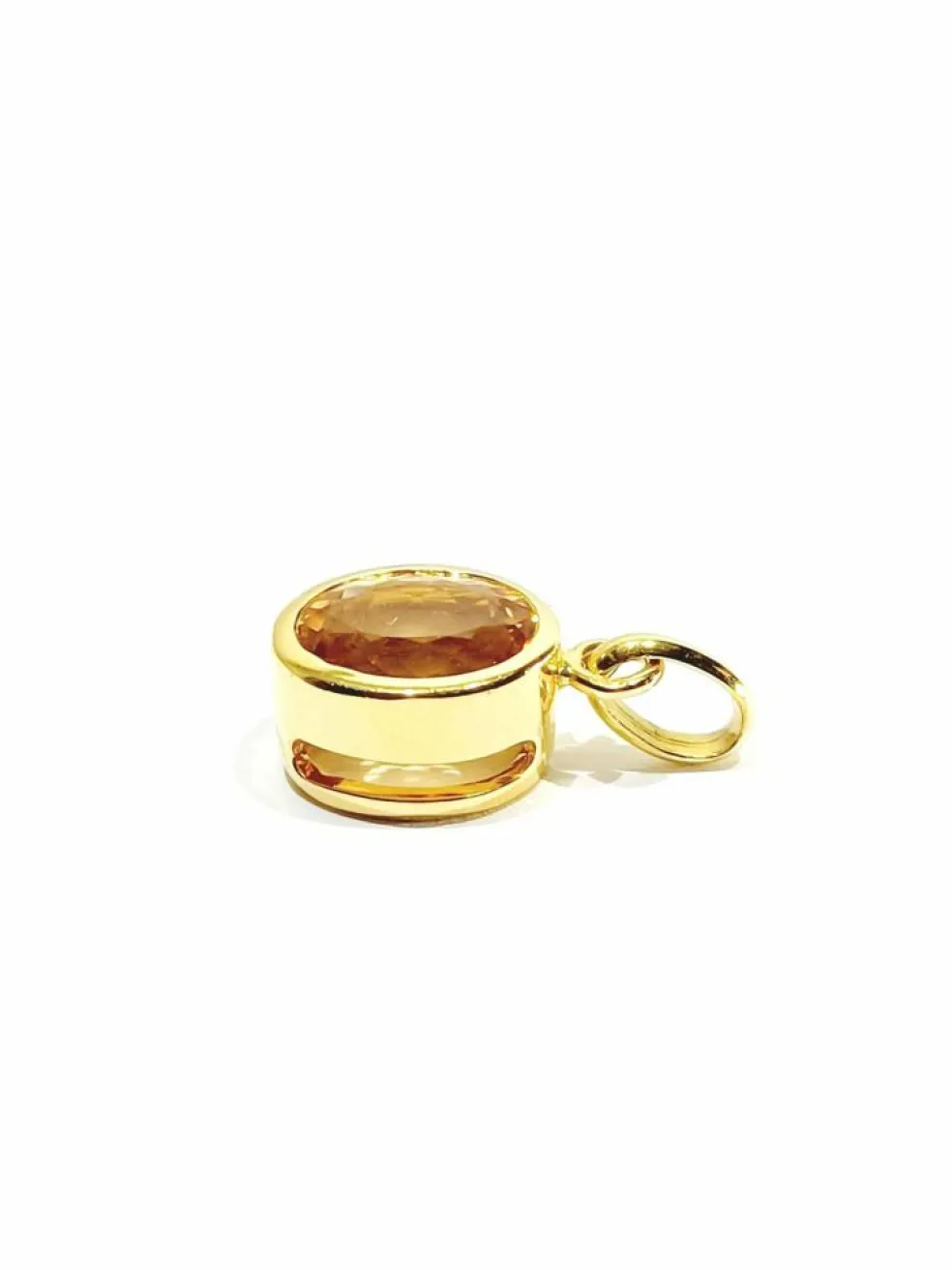 Pendentif or et topaze impériale