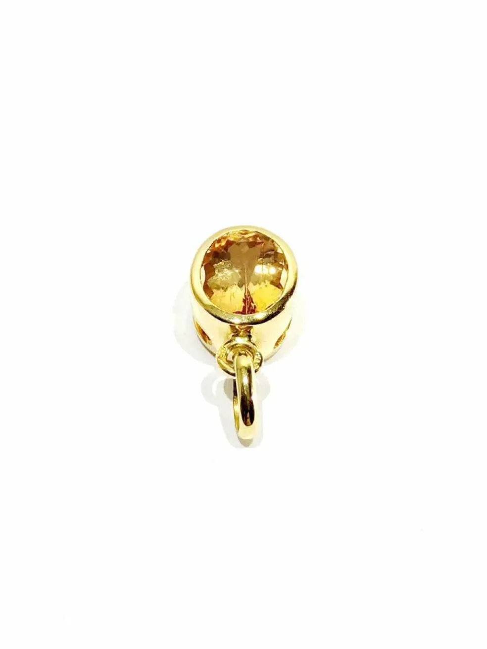 Pendentif or et topaze impériale