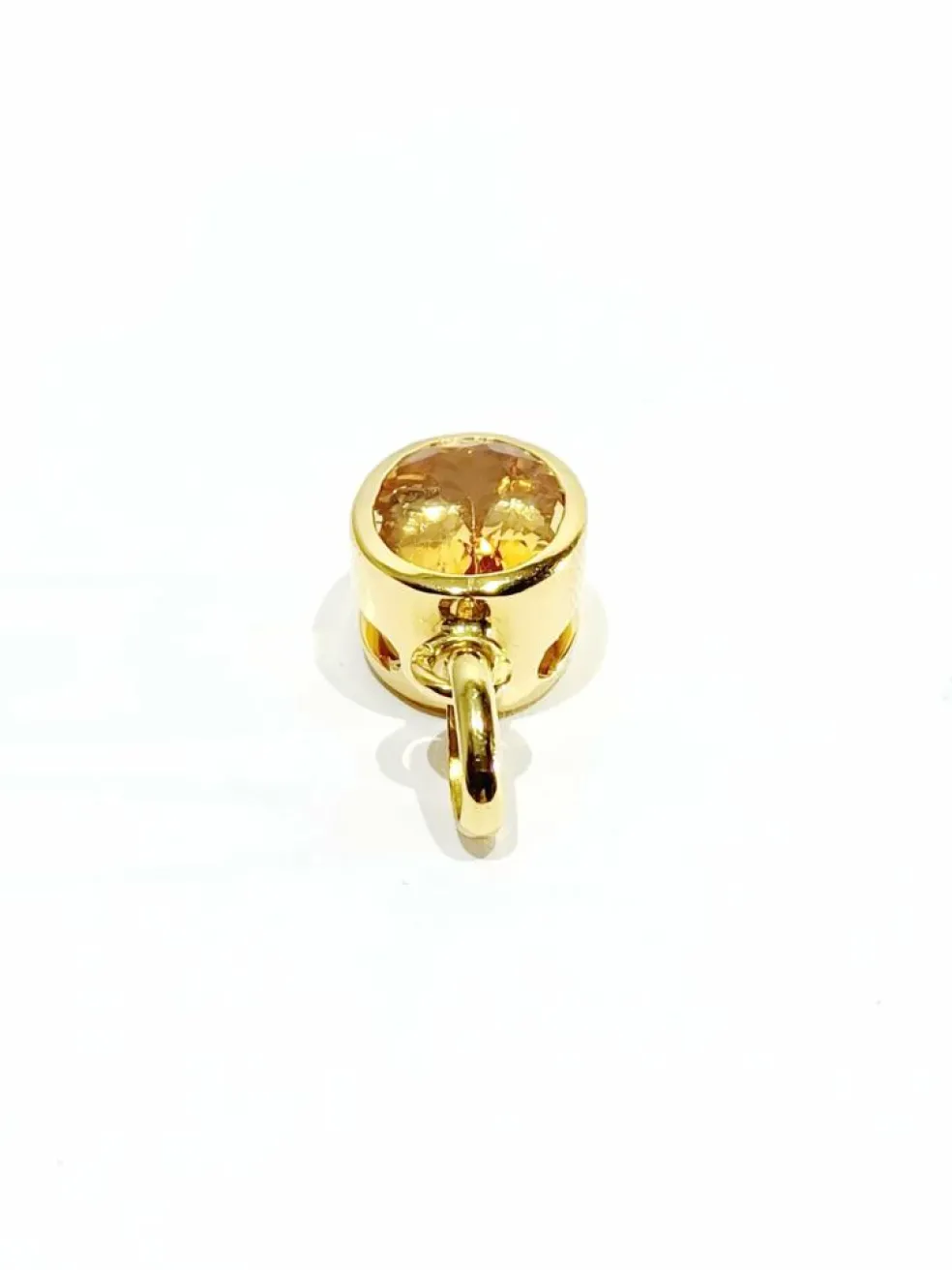 Pendentif or et topaze impériale