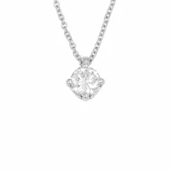 Pendentif Or gris et Diamants