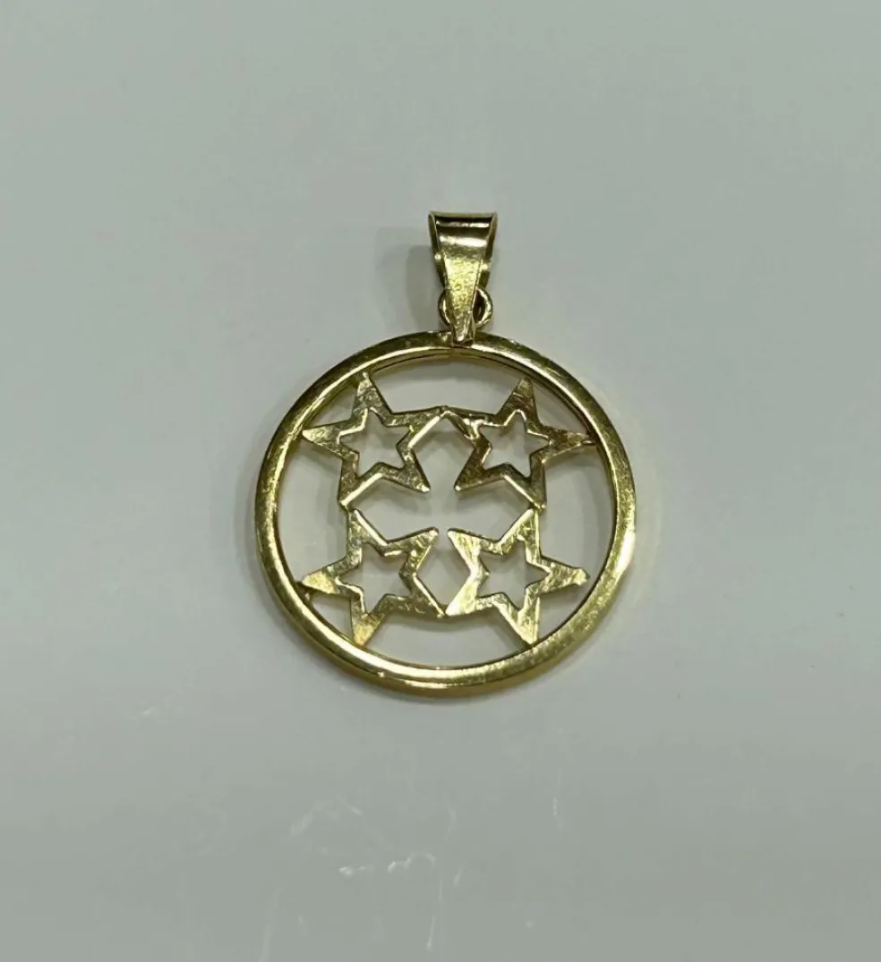 Pendentif or jaune