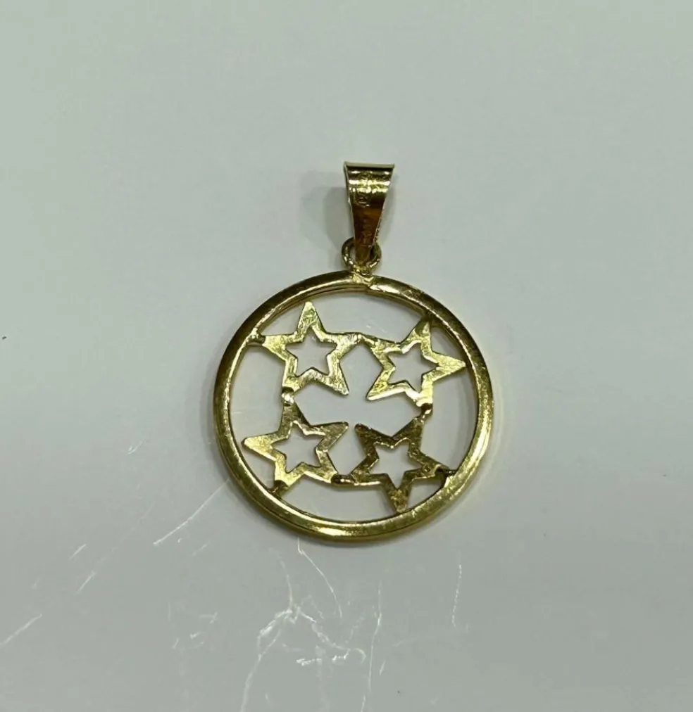 Pendentif or jaune