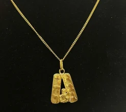 Pendentif or jaune