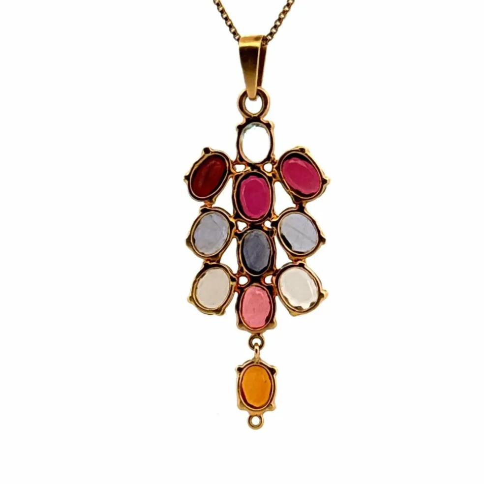 Pendentif or jaune