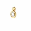 Pendentif or jaune & diamants