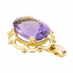 Pendentif Or jaune Améthyste