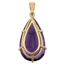 Pendentif Or jaune Améthyste