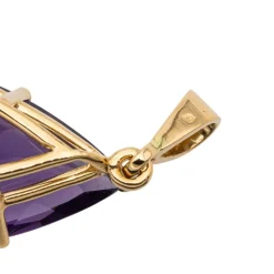 Pendentif Or jaune Améthyste
