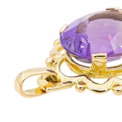 Pendentif Or jaune Améthyste