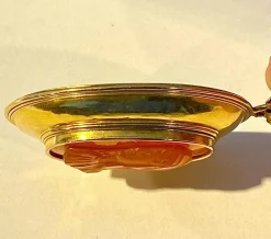 Pendentif Or jaune Camée en cornaline