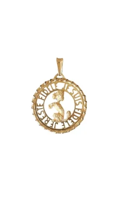 Pendentif Or jaune Caniche