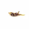 Pendentif Or Jaune Diamants Saphirs