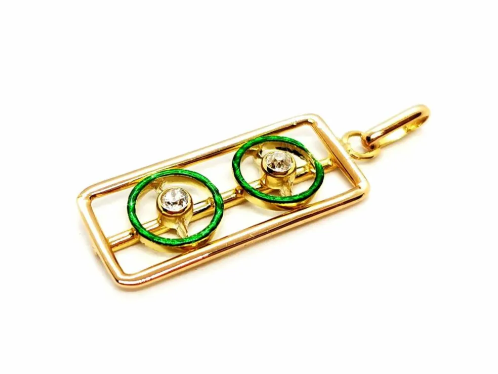 Pendentif Or jaune Diamant