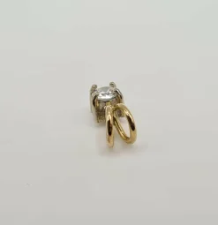 Pendentif or jaune diamant 0.25ct