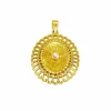 Pendentif or jaune et perle