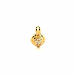 Pendentif Or Jaune 18k & Diamants