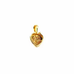 Pendentif Or Jaune 18k & Diamants