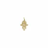 Pendentif or jaune main de Fatma