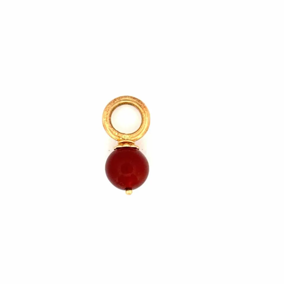 Pendentif or jaune perle