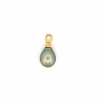 Pendentif or jaune Perle de Tahiti