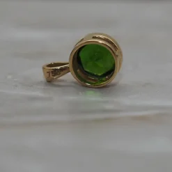 Pendentif or jaune tavorite